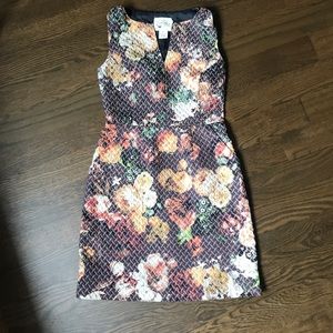 Anthropologie Tabitha Floral Quilted Sheath Dress